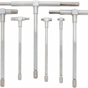 VALUE COLLECTION Telescoping Gage Set: 5/16 to 6", 6 Pc, Hardened Tool Steel, Satin Chrome Finish 615-6610