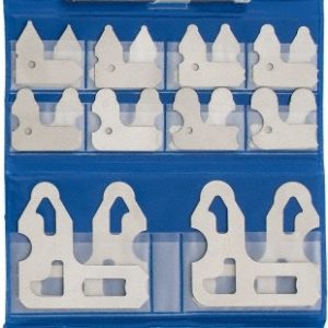 VALUE COLLECTION Radius Gage Set: Steel, 1/64 to 1/2" Radius, 25 pc 615-4025