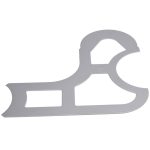 VALUE COLLECTION Radius Gage Set: Steel, 1-1/16 to 1-1/2" Radius, 1/16" Graduation, 8 pc 615-4208