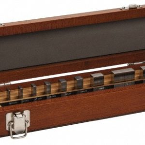 MITUTOYO Gage Block Set: 0.0625 to 2'' Range, 9 Pc, Steel 516-930-26