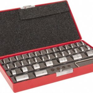 VALUE COLLECTION Gage Block Set: 0.05 to 1'' Range, 36 Pc 630-4050