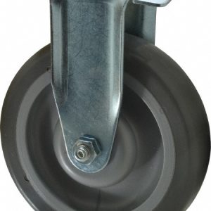 SHEPHERD Rigid Top Plate Caster: Polyurethane, 5" Wheel Dia, 1-1/4" Wheel Width, 225 lb Capacity, 6-1/4" OAH 110321