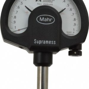 MAHR 0 Inch Graduation, 0.001 Inch Max Measurement, Dial Comparator Gage 4335900