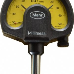MAHR 1 micro m Graduation, Accuracy Up to 1 m, 50 micro m Measurement, Dial Comparator Gage 4334000