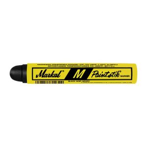 MARKAL Solid Paint Marker: Black, Oil Base, Round Tip 81923