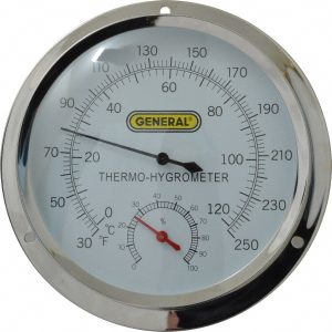GENERAL 30 to 250&deg;F, Thermo-Hygrometer A600FC