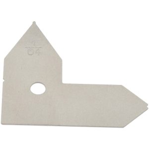 VALUE COLLECTION 1/64 Inch Radius Gage 615-4801