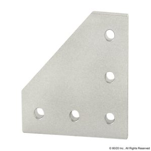 80/20 INC. 90 deg Angled Joining Plate: Use with Series 10 & Bolt Kit 3321 4151