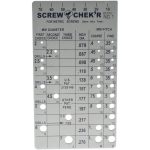 VALUE COLLECTION M2 to M7mm Stainless Steel Metric Thread Screw Checker 02120-METRIC #1