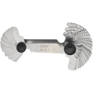 VALUE COLLECTION 51 Leaf, 4 to 84 TPI Range, Screw Pitch Gage 615-6351