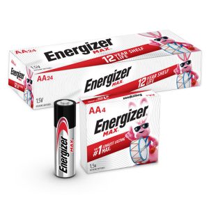 ENERGIZER Standard Battery: Size AA, Alkaline 92797018