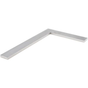 VALUE COLLECTION 10-1/2" Blade Length, 6-3/8" Base Length Tool Steel Square SS/SE/10