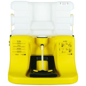 BRADLEY 7 Gallon, 0.4 GPM Flow Rate at 30 PSI, Gravity Fed Polycarbonate, Portable Eye Wash Station S19-921