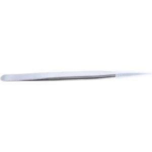 VALUE COLLECTION Precision Tweezer: 3-SS, Stainless Steel, Very Fine Tip, 4-3/4" OAL 10403-SS
