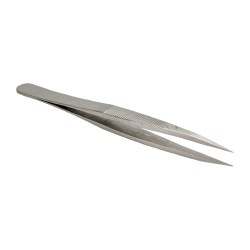 EREM Precision Tweezer: AC-SA, Straight Tip, 4-3/8" OAL ACSA