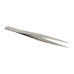 EREM Precision Tweezer: 3C-SA, Straight Tip, 4-3/8" OAL 3CSA