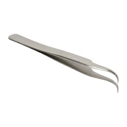 EREM Precision Tweezer: 7-SA, Curved Tip, 4-3/8" OAL 7SA