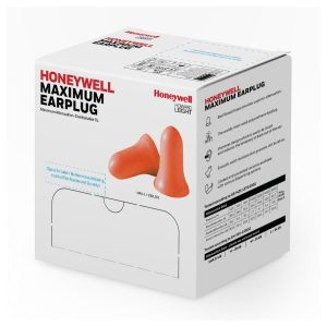 HOWARD LEIGHT Earplugs: Non-PVC Foam, Bell, Roll Down, Corded MXM-30