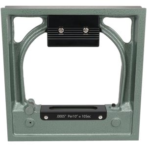 VALUE COLLECTION Precision Level: Square Inspection Block, 0.0005" Sensitivity Per 10" SQUARE 8X8