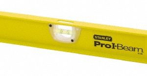 STANLEY 48" Long 3 Vial I-Beam Level 42-480