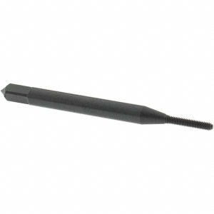 OSG Thread Forming Tap: #0-80 UNF, 2B Class of Fit, Bottoming Chamfer, Cobalt, Steam Oxide Finish 1400100101