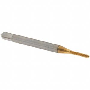 OSG Thread Forming Tap: #0-80 UNF, 3B Class of Fit, Bottoming Chamfer, Cobalt, TiN Finish 1400100005