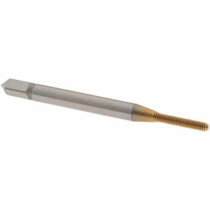 OSG Thread Forming Tap: #1-72 UNF, 2B Class of Fit, Bottoming Chamfer, Cobalt, TiN Finish 1400101505