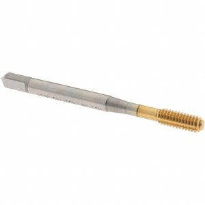 OSG Thread Forming Tap: #8-32 UNC, Bottoming Chamfer, Cobalt, TiN Finish 1400114005