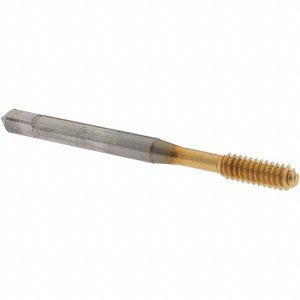 OSG Thread Forming Tap: #10-24 UNC, Bottoming Chamfer, Cobalt, TiN Finish 1400117805