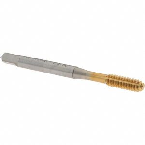 OSG Thread Forming Tap: #10-24 UNC, Bottoming Chamfer, Cobalt, TiN Finish 1400118005