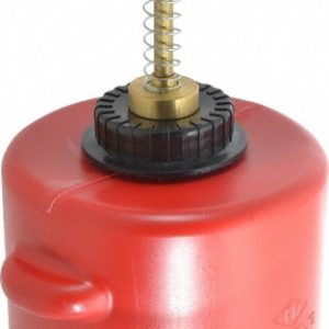 EAGLE 2 Quart Capacity, 11 Inch High x 6-1/2 Inch Diameter, Polyethylene Plunger Can P712