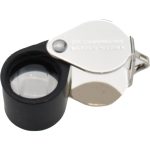 BAUSCH & LOMB 14x Magnification, 12.5 mm Lens Dia, Triplet Glass Lens Loupe 816175