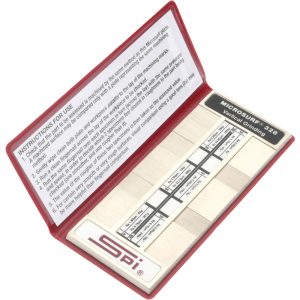 SPI 0.2 to 6.3 RA micro m Surface Finish, Nickel, Surface Finish Comparator 14-449-3