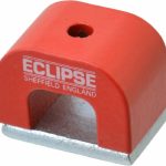 ECLIPSE 1 Hole, 0.1969" Hole Diam, 51/64" Overall Width, 1-3/16" Deep, 51/64" High, 9.5 Lb Average Pull Force, Alnico Power Magnets 811