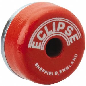 ECLIPSE 1-1/8" Diam, 11 Lb Average Pull Force, Mild Steel, Alnico Pot Magnets 827