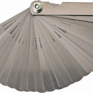 VALUE COLLECTION 26 Piece, 0.0015 to 0.025" Thick, Feeler Gage Set 615-7209