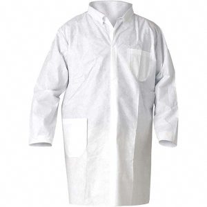 KLEENGUARD Lab Coat: Size Medium, SMMMS 10019