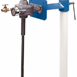 NEPTUNE MIXER 50 to 80 psi Air Pressure, 5 Gallon Mixing Capacity, 1/4 to 1/2 hp, Pipe Clamp, Air Powered Mixer B-4.0P