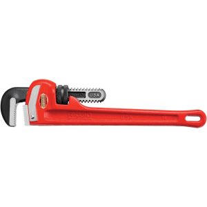 RIDGID Straight Pipe Wrench: 2" Max, 14" OAL, Cast Iron 31020