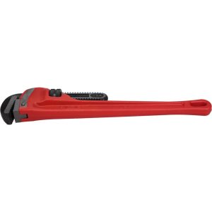 RIDGID Straight Pipe Wrench: 2-1/2" Max, 18" OAL, Cast Iron 31025