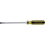 STANLEY Slotted Screwdriver: 3/8" Width, 13-1/4" OAL, 8" Blade Length 66-168-A