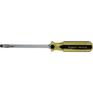 STANLEY Slotted Screwdriver: 5/16" Width, 11" OAL, 6" Blade Length 66-176-A