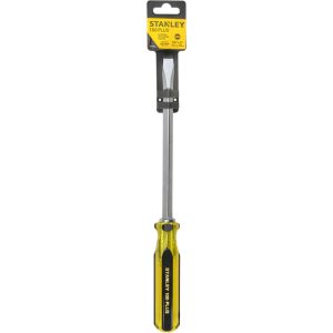 STANLEY Slotted Screwdriver: 3/8" Width, 13-1/4" OAL, 8" Blade Length 66-178-A