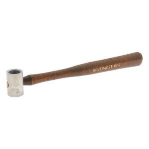 MALLET MFG BY SOUTHWEST INC. Non-Marring Hammer: 6 oz, 1" Face Dia, Plastic Head 200001