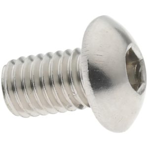 VALUE COLLECTION Button Socket Cap Screw: Stainless Steel, Uncoated MABS0050008CP