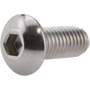 VALUE COLLECTION Button Socket Cap Screw: Stainless Steel, Uncoated 7451