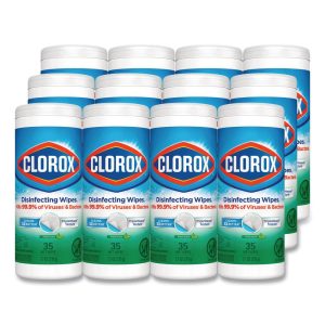 CLOROX Clorox Disinfecting Wipes: CLO01593CT