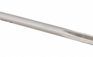 ALVORD POLK Chucking Reamer: #4, 5" OAL, 1-1/4" Flute Length, Straight, Straight-Cylindrical, HSS 00096