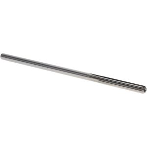 ALVORD POLK Chucking Reamer: #11, 5" OAL, 1-1/4" Flute Length, Straight, Straight-Cylindrical, HSS 00087
