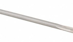 ALVORD POLK Chucking Reamer: #33, 3-1/2" OAL, 7/8" Flute Length, Straight, Straight-Cylindrical, HSS 00048